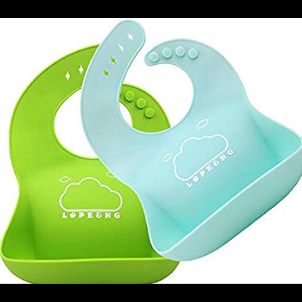 Silicone baby bib 👼🏻